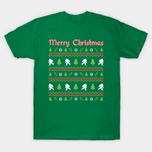 Merry Christmas - Bigfoot T-Shirt